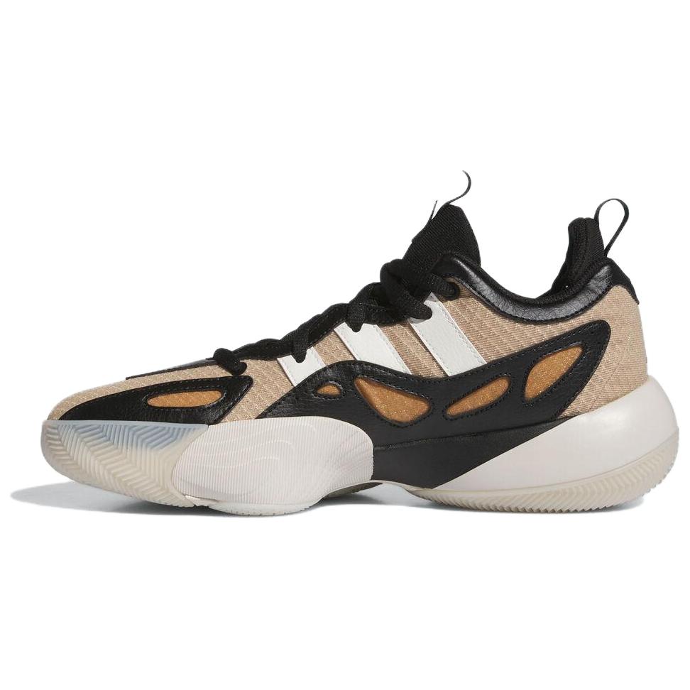 Adidas Trae Unlimited Anti-Slip Wear-Resistant Low-Top Basketball Shoes Unisex Umber Black