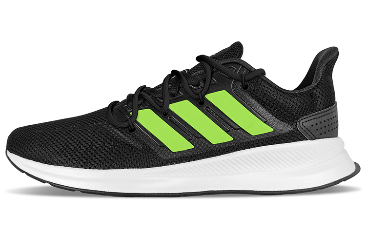 Adidas Runfalcon 1.0 Anti-Slip Wear-Resistant Breathable Lightweight Low-Top Running Shoes Men's Green Black