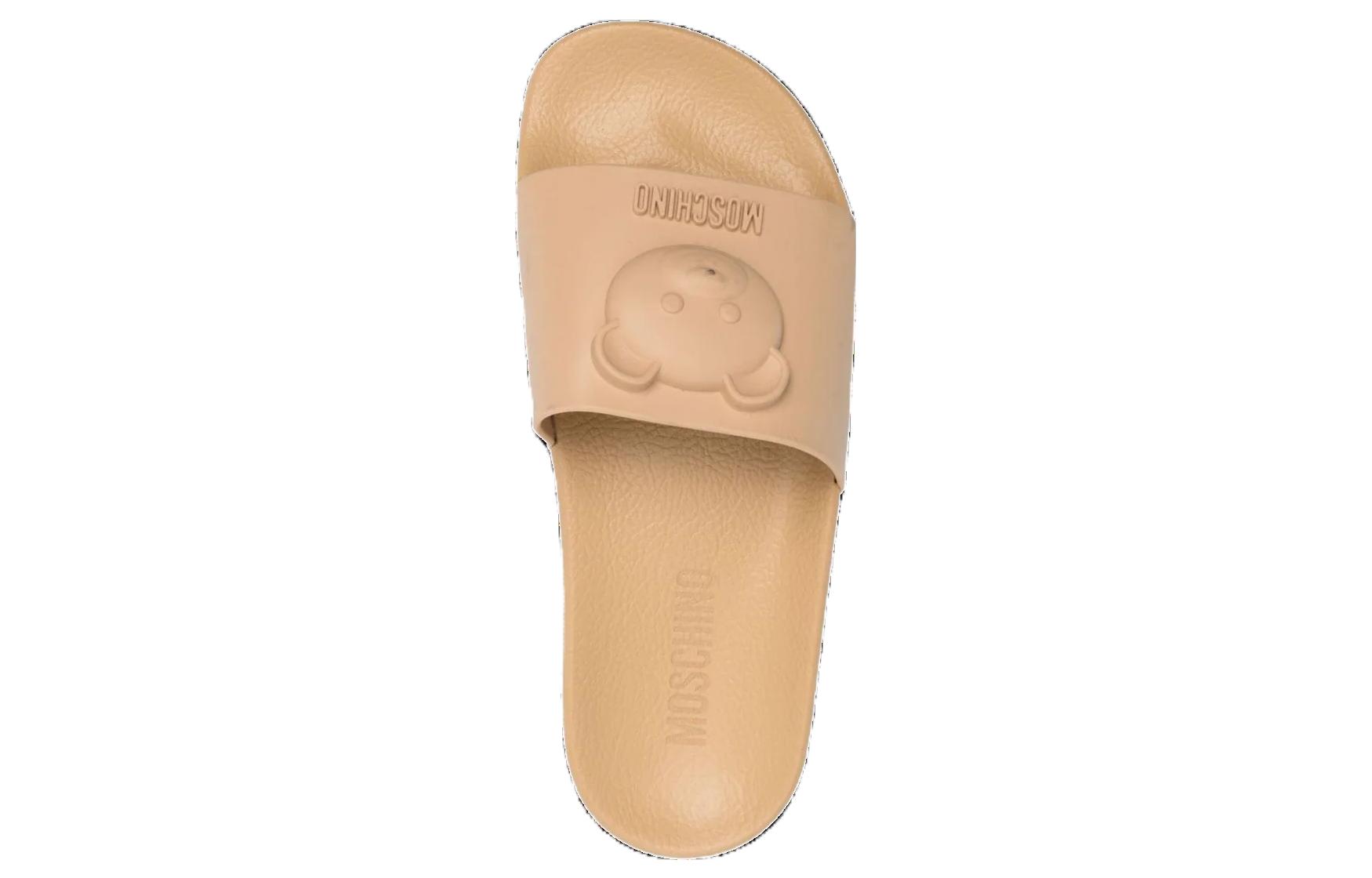 MOSCHINO Slide Slippers Women's Umber купить в интернет-магазине Yoocart с быстрой доставкой по России.