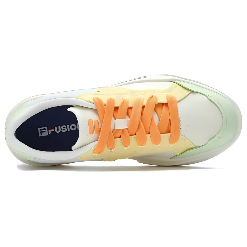 FILA FUSION POP 2 Low Top Skateboard Shoes Women's Yellow