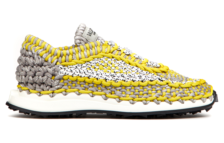 Valentino Crochet Sneakers 'Yellow' купить в интернет-магазине Yoocart с быстрой доставкой по России.
