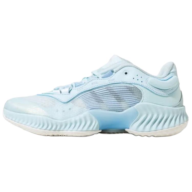 Adidas PRO VENTILATE Cushioning, Wear Resistant Low Top Basketball Shoes Men's Blue