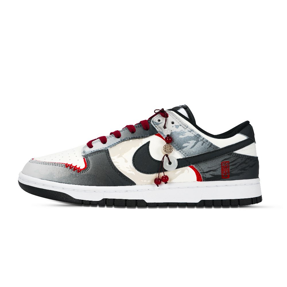 Nike Dunk Black White, Ruyi Anti Slip Wear Resistant Low Top Skateboard Shoes Unisex Russet