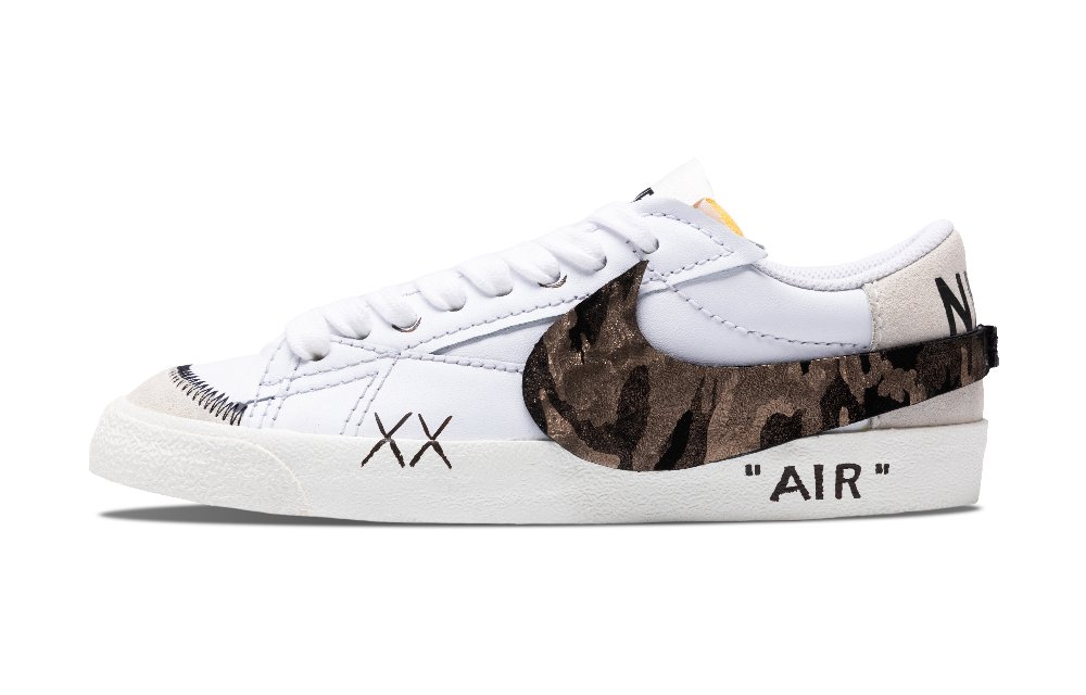 Nike Blazer Skateboard Shoes Unisex Low Top White/Brown