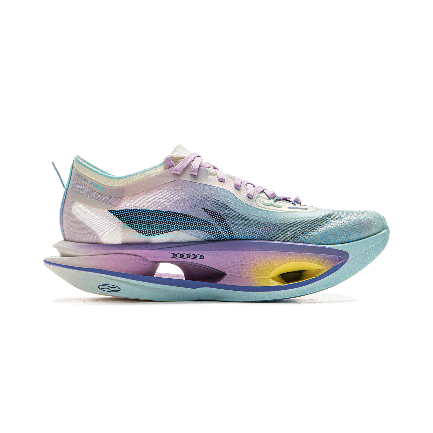 LiNing Feidian 5 ULTRA Cushioning, Slip Resistant, Rebound Low Top Running Shoes Unisex Blue Purple купить в интернет-магазине Yoocart с быстрой доставкой по России.
