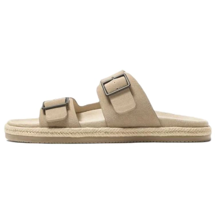 ZARA Slide Slippers Men's Sandy Brown