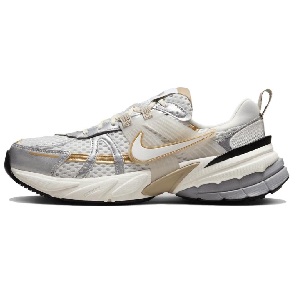 Nike V2K Run Khaki Metallic Silver Women's