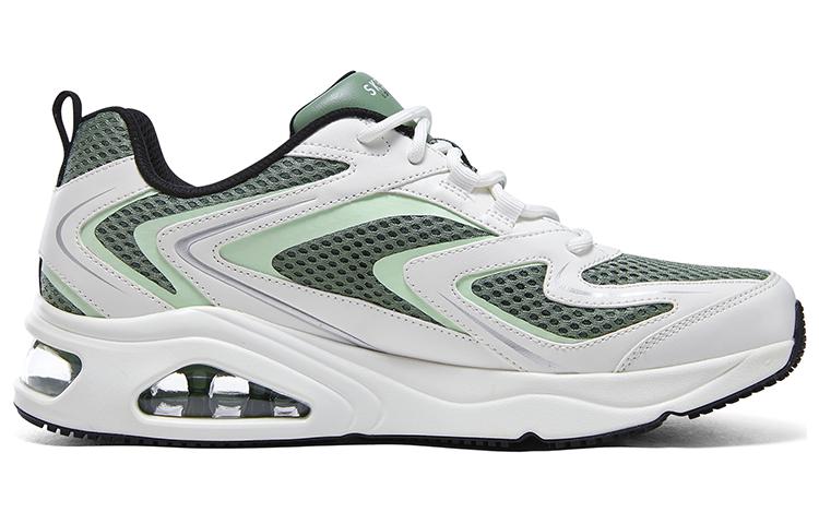 Skechers Uno Low Top Casual Running Shoes Men's White Green купить в интернет-магазине Yoocart с быстрой доставкой по России.