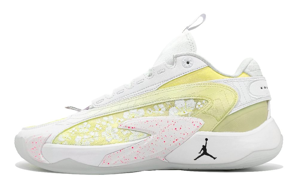 Jordan Luka 2 Cushioning Anti-Slip And Wear-Resistant Low-Top Basketball Shoes Women's Daisy Yellow