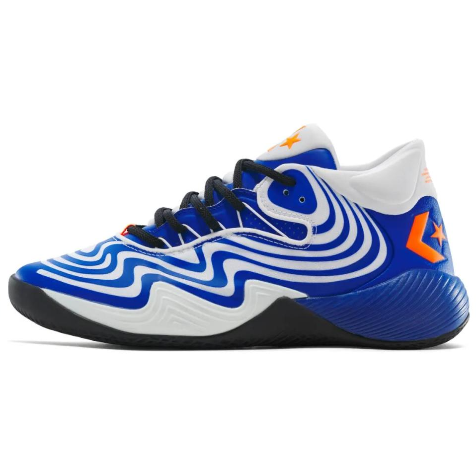 Converse All Star BB Shift Anti-Slip Wear-Resistant Mid-Top Basketball Shoes Men's Blue White