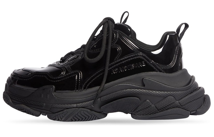 Balenciaga Triple S Low-Top Chunky Sneakers Women's Black
