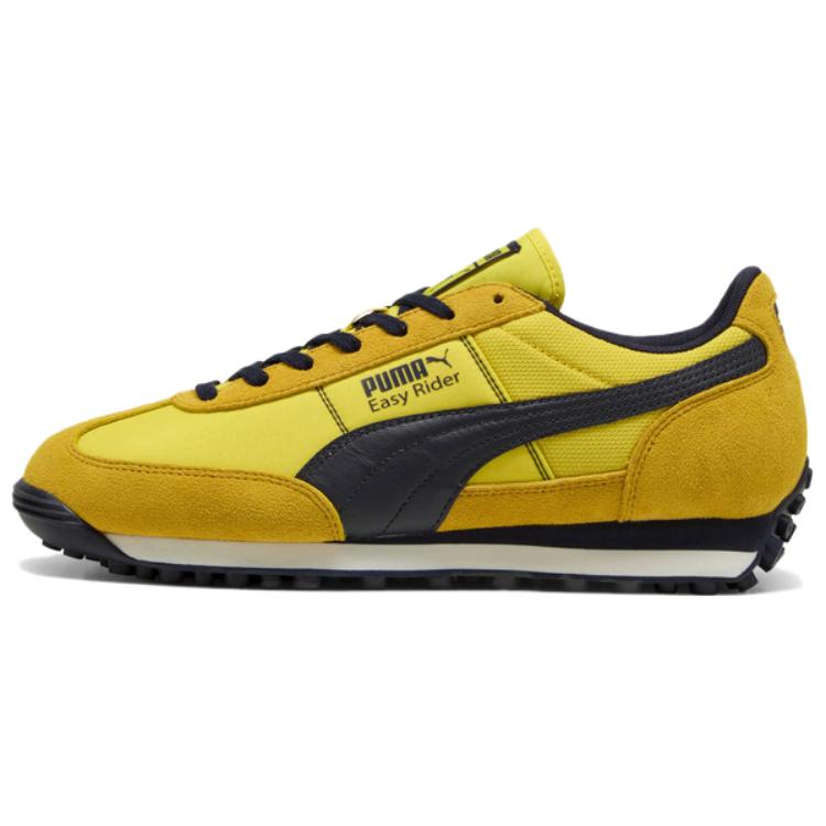 PUMA Easy Rider Abrasion Resistant Low Top Casual Shoes Unisex Yellow