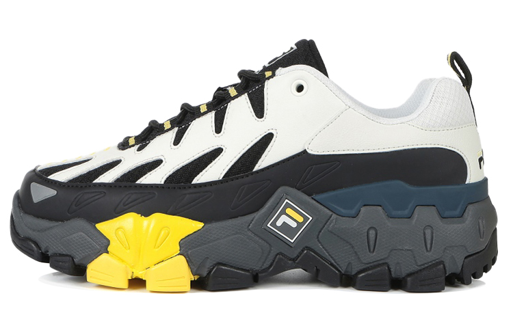FILA Raid Chunky Sneakers Unisex Low-Top White/Black/Yellow