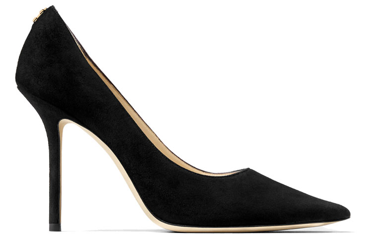 Jimmy Choo LOVE High Heels 10cm Women's Black