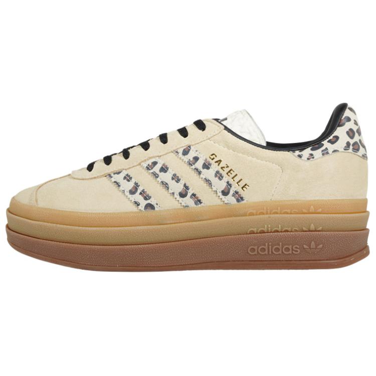 Adidas Gazelle Bold Cream Black Leopard Women's