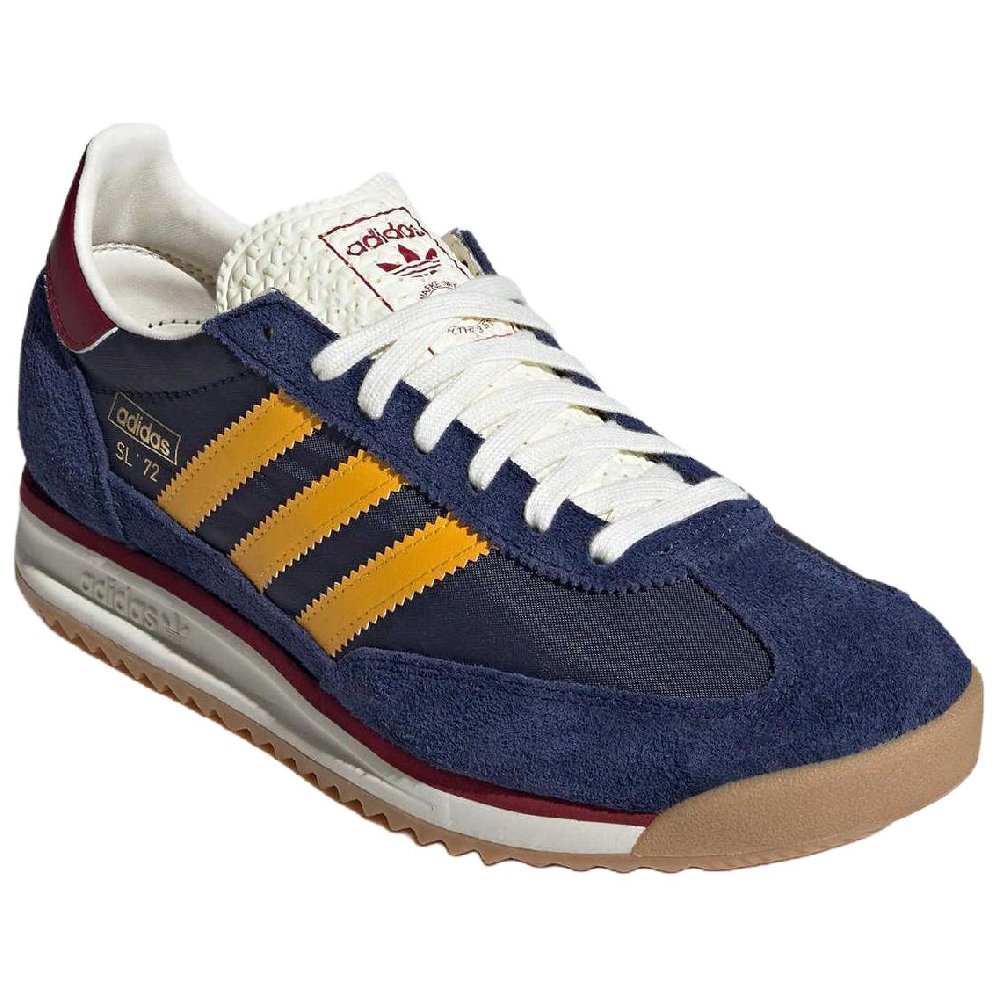 Adidas Originals SL 72 Anti Slip Wear Resistant Low Top Casual Shoes Unisex Dark Blue