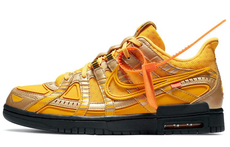 Nike Air Rubber Dunk 'Off-White University Gold'