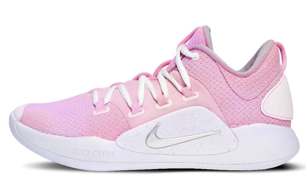 Nike Hyperdunk X Low Cushioning Anti-Slip And Wear-Resistant Coverage Support Low-Top Basketball Shoes Men's Pink