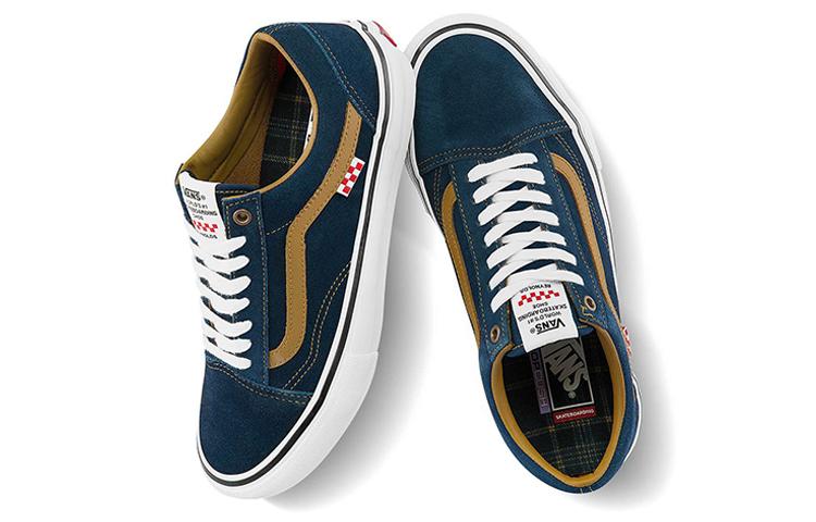 Vans Dane Reynolds X Skate Old Skool 'Navy Golden Brown' купить в интернет-магазине Yoocart с быстрой доставкой по России.