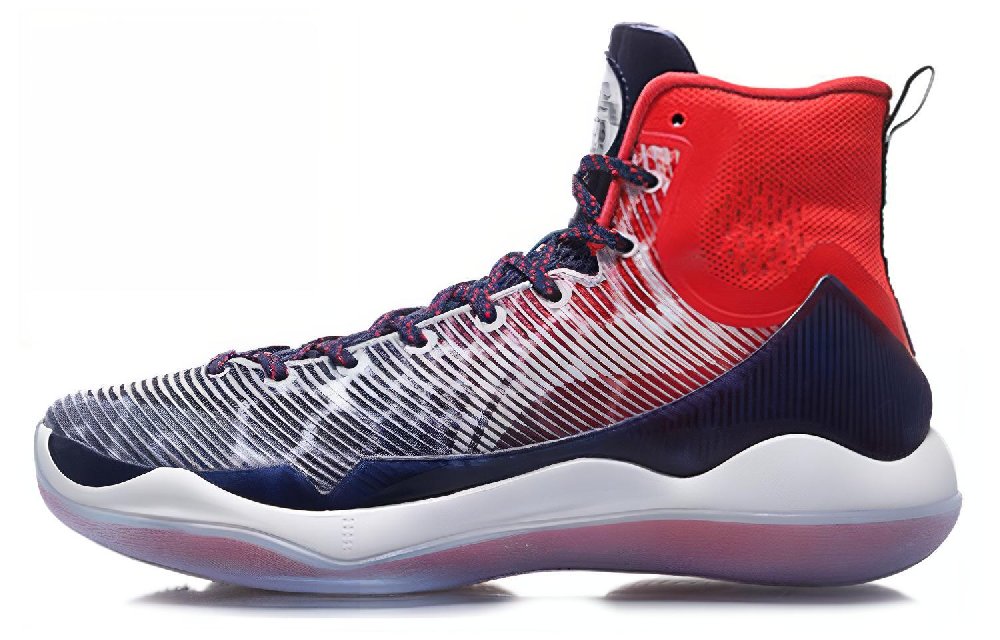 LiNing YuShuai 11 Shock Absorbers High Top Basketball Shoes Men's Dragon Fruit Red