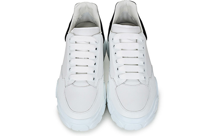 Alexander McQueen Oversized Court Trainer 'White Black'