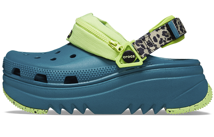 Crocs Hiker Xscape Animal Print Clog 'Teal Green'