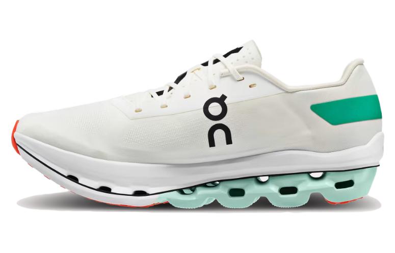 On Cloudboom Cushioning Anti-Slip And Wear-Resistant Low-Top Casual Running Shoes Men's White Green