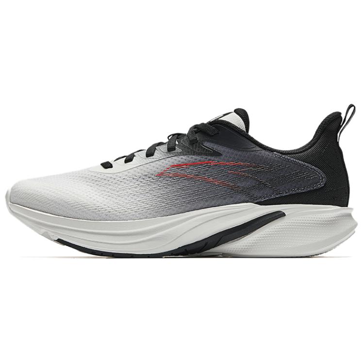 Anta Cloud Trail Abrasion Resistant Shock Absorbers Low Top Casual Running Shoes Men's Black White Gray