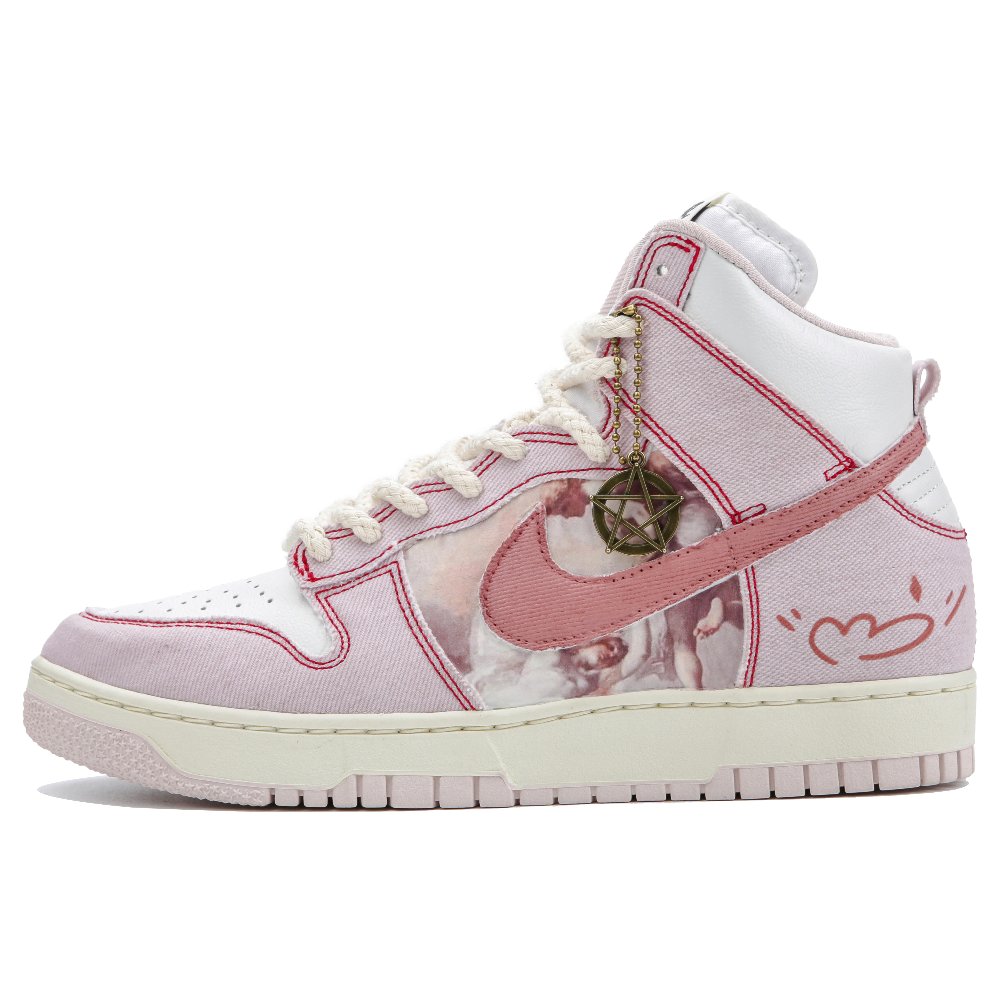 Nike Dunk Skateboard Shoes Unisex Pink White