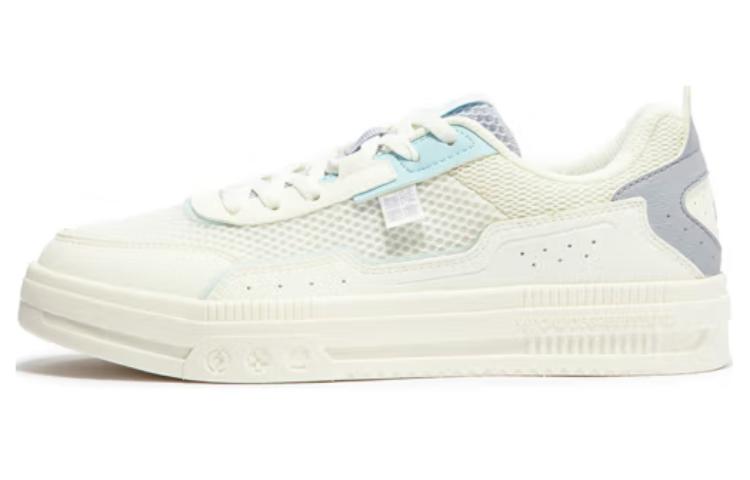 361° Cushioning Wear-Resistant Low-Top Skateboard Shoes Women's White Purple
