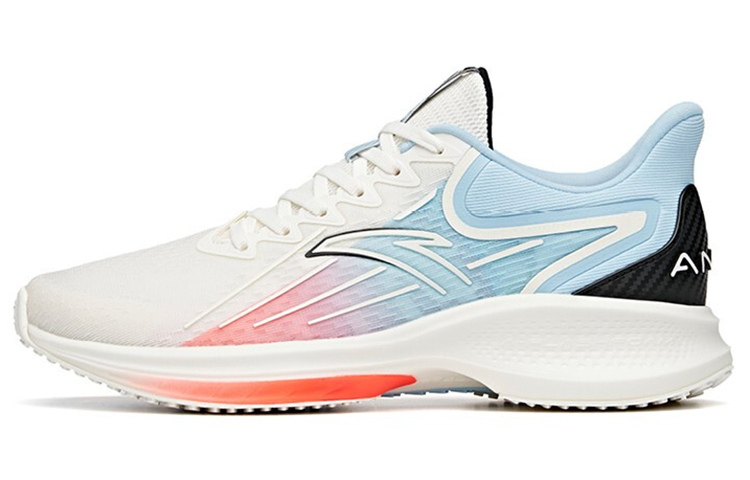 Anta Gazelle 1.0 Cushioning Anti-Slip Wear-Resistant Breathability Low-Top Running Shoes Men's White Blue Black