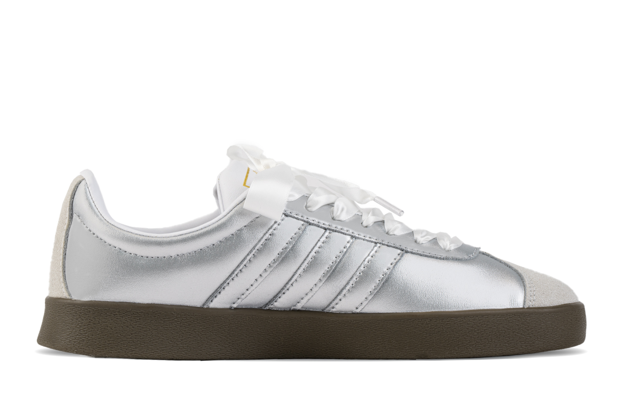 Adidas Neo VL Court 2.0 Slip Resistant Low top Skateboard Shoes Women's Silver White купить в интернет-магазине Yoocart с быстрой доставкой по России.