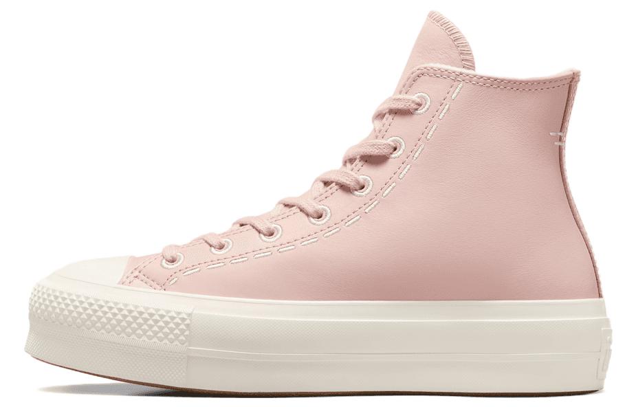 Converse Women's Chuck Taylor All Star Lift Platform High 'Bold Stitch   Pink Sage' Women's