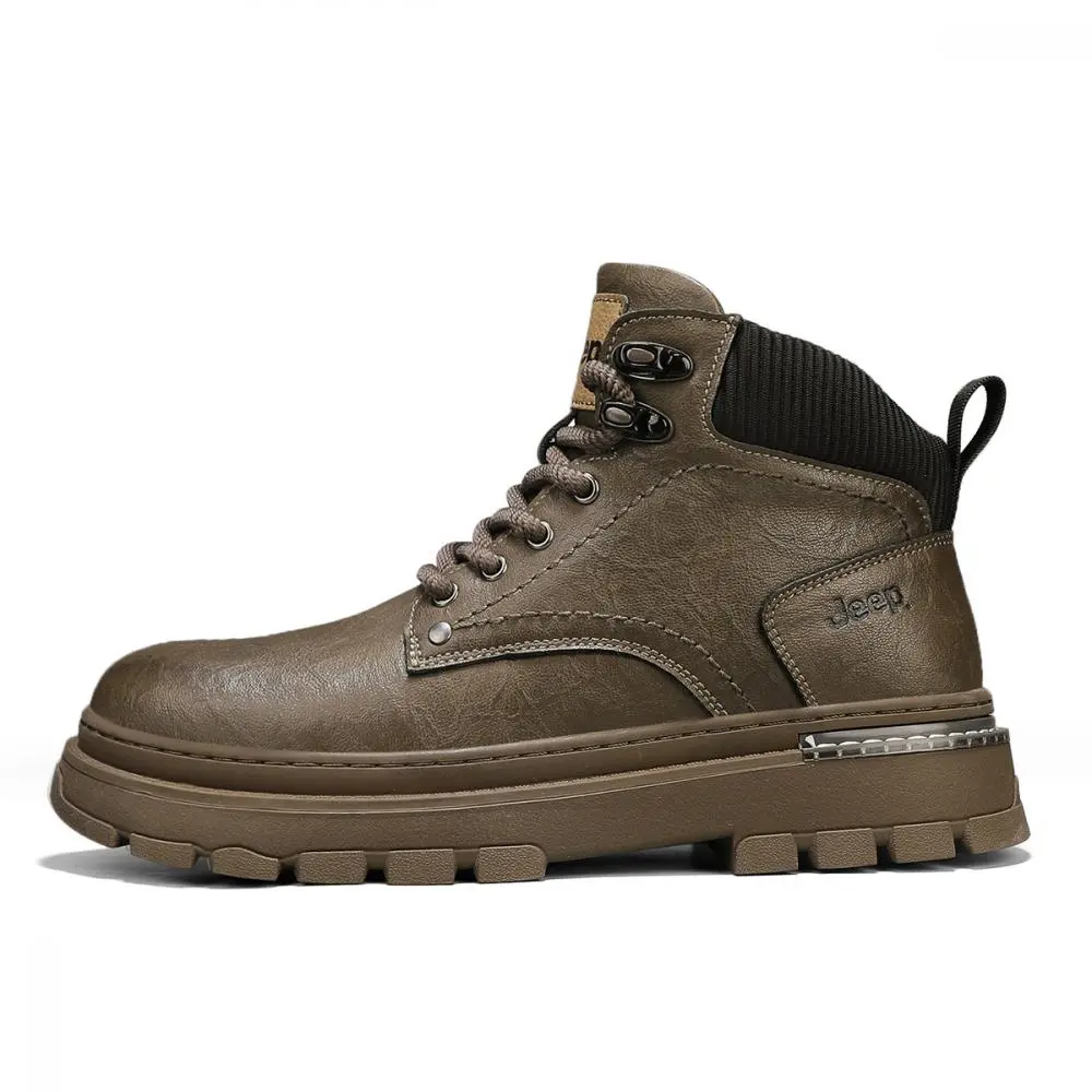 Jeep Short Martin Boot Unisex Khaki