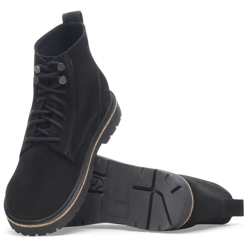 Birkenstock Highwood Lace Mid Short Martin Boot Women's Black Narrow