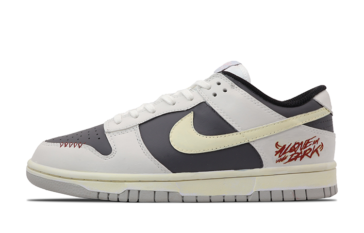 Nike Dunk Low Low-Top Skateboard Shoes GS Gray