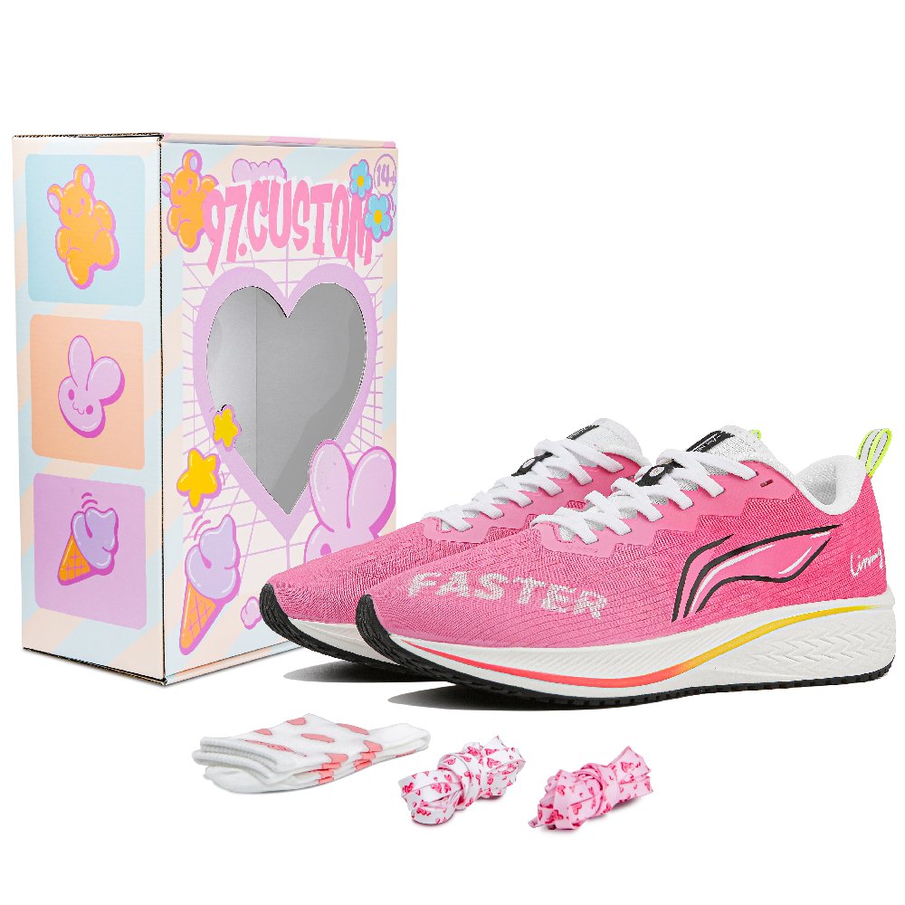 LiNing Red Hare 6 Low Top Running Shoes Men's Pink