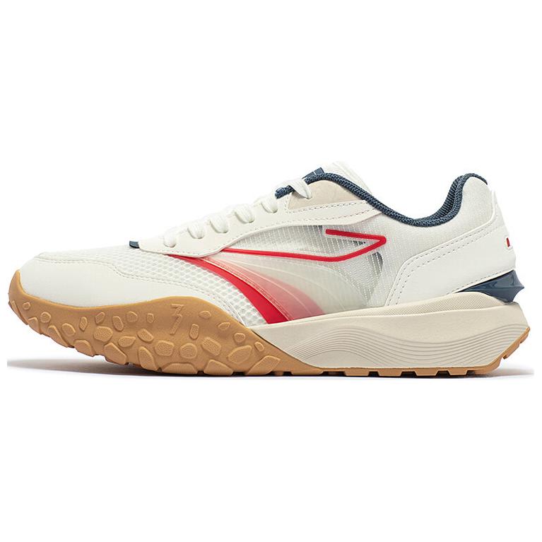 361° Cushioning Anti-Slip And Wear-Resistant Low-Top Running Shoes Men's White Red