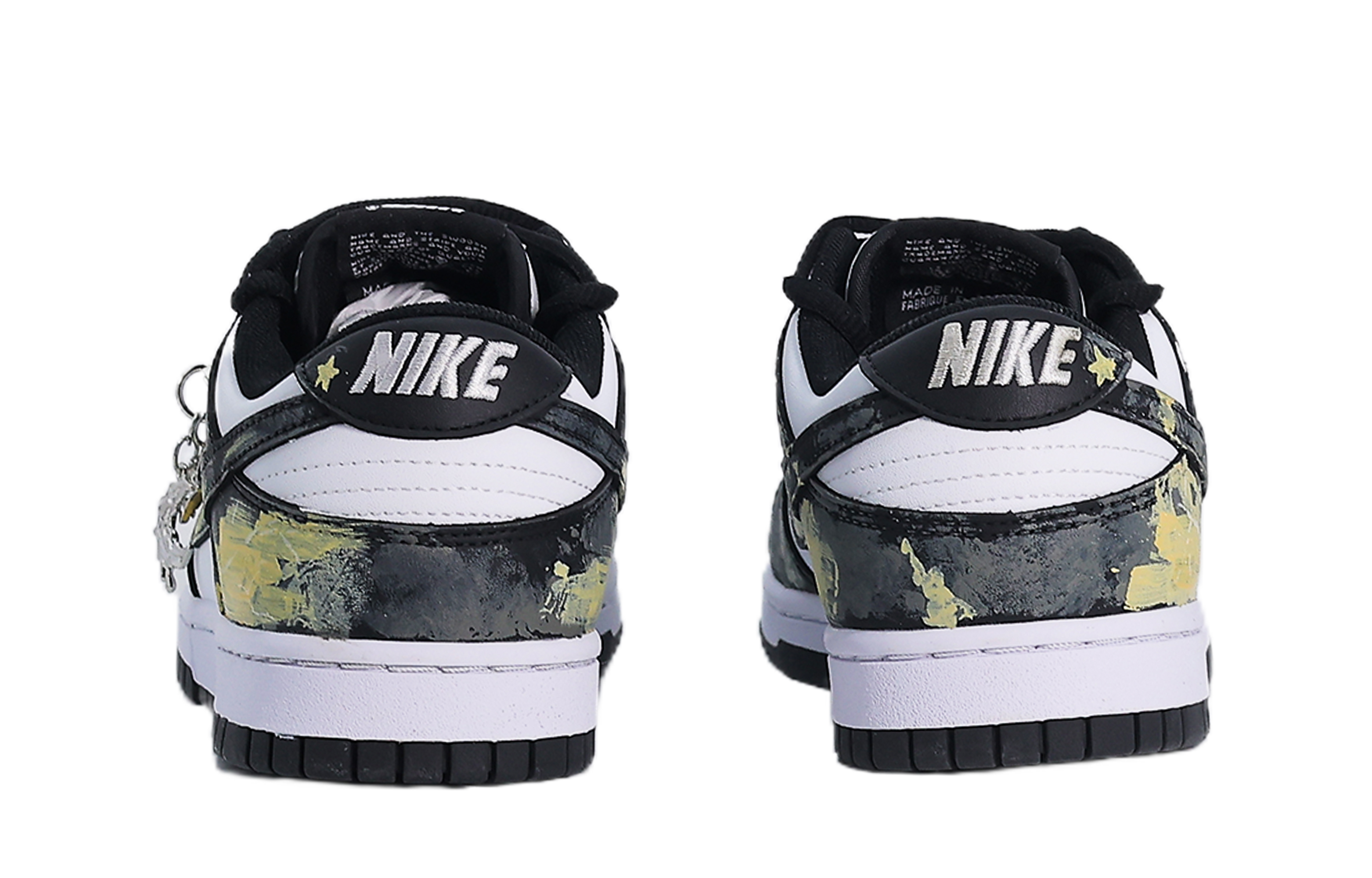 Nike Dunk Abrasion Resistant Low top Skateboard Shoes Unisex Black Gold купить в интернет-магазине Yoocart с быстрой доставкой по России.