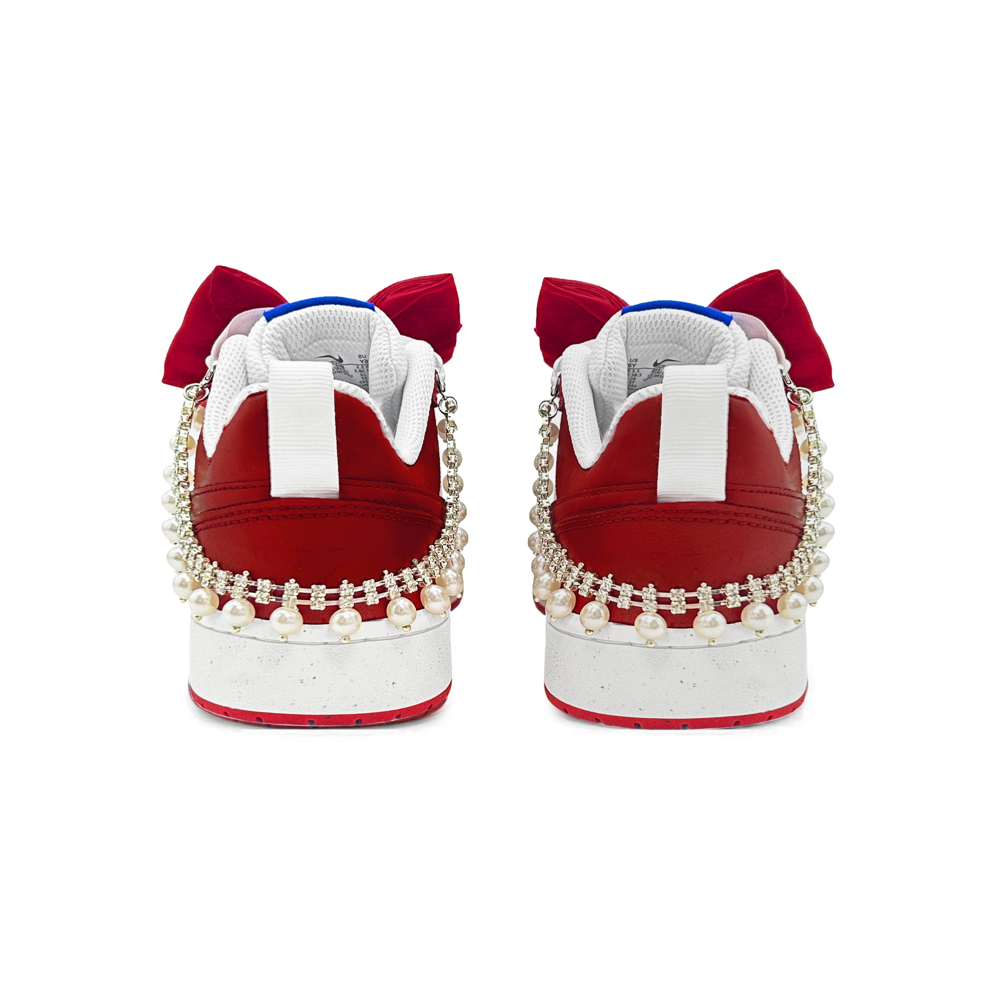 Nike Court Borough Lilith Bride Abrasion Resistant Breathable Low top Skateboard Shoes Women's White Red купить в интернет-магазине Yoocart с быстрой доставкой по России.