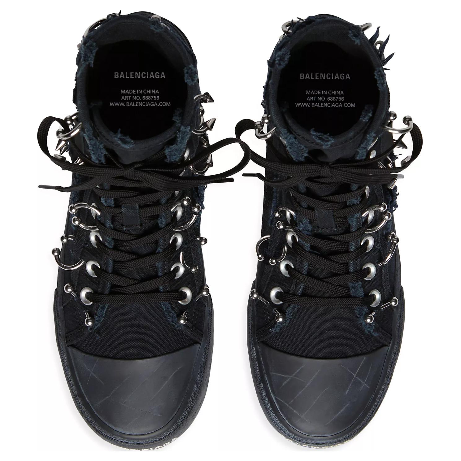 Balenciaga Paris Destroyed High Top Sneakers Women's купить в интернет-магазине Yoocart с быстрой доставкой по России.