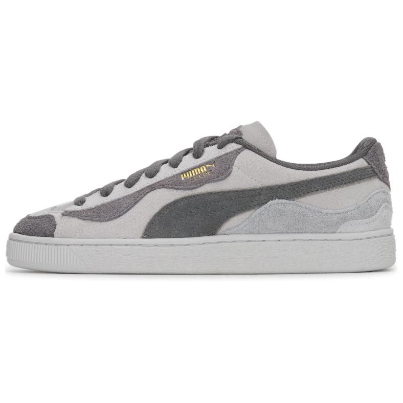 PUMA Suede Trippy Abrasion Resistant Breathable Low Top Casual Shoes Unisex Gray Black