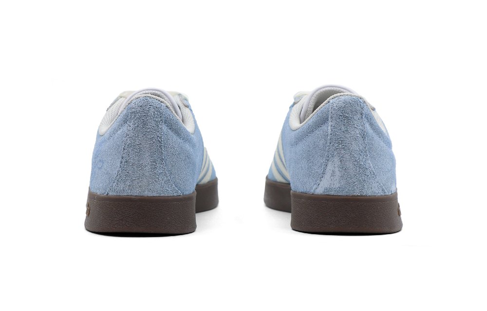 Adidas Neo VL Court 2.0 Anti-Slip Wear-Resistant Low-Top Skateboard Shoes Unisex Sky Blue