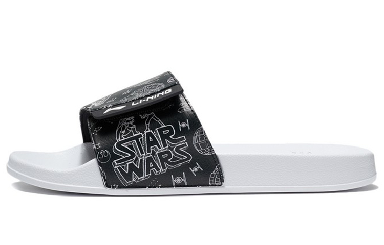 Li Ning X Disney Soft Light Slipper 'White Black'