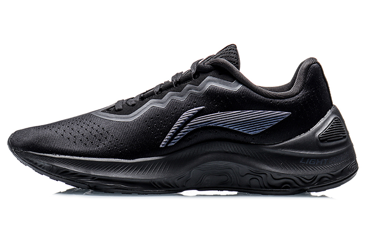 LiNing Arashi Shock Absorbing, Non Slip, Wear Resistant, Breathable And Lightweight Low Top Running Shoes Men's Black