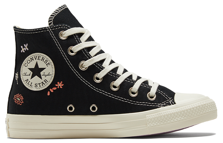 Chuck Taylor All Star Wmns Converse High 'Embroidered Floral - Black' Women's купить в интернет-магазине Yoocart с быстрой доставкой по России.