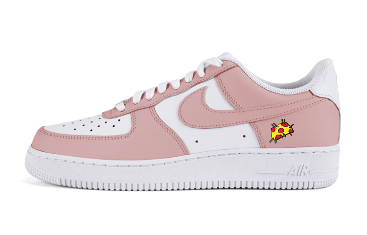 Nike Air Force 1 Skateboard Shoes Women's Low-Top Red White