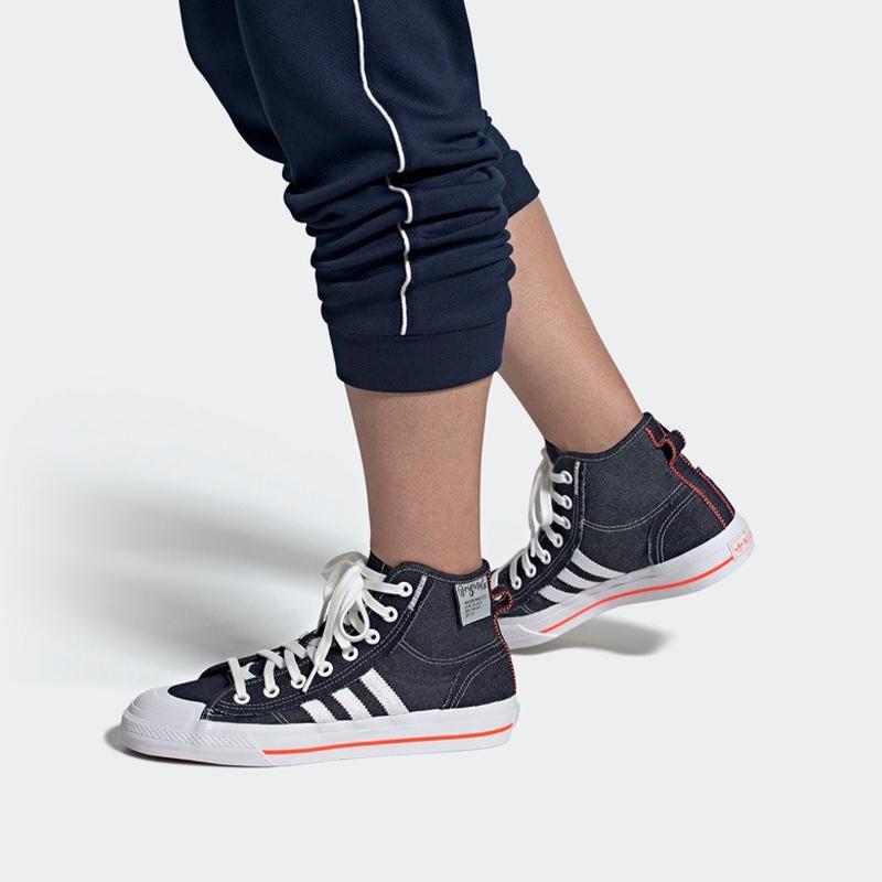 Adidas Nizza Hi Rf 'Navy Denim White' купить в интернет-магазине Yoocart с быстрой доставкой по России.