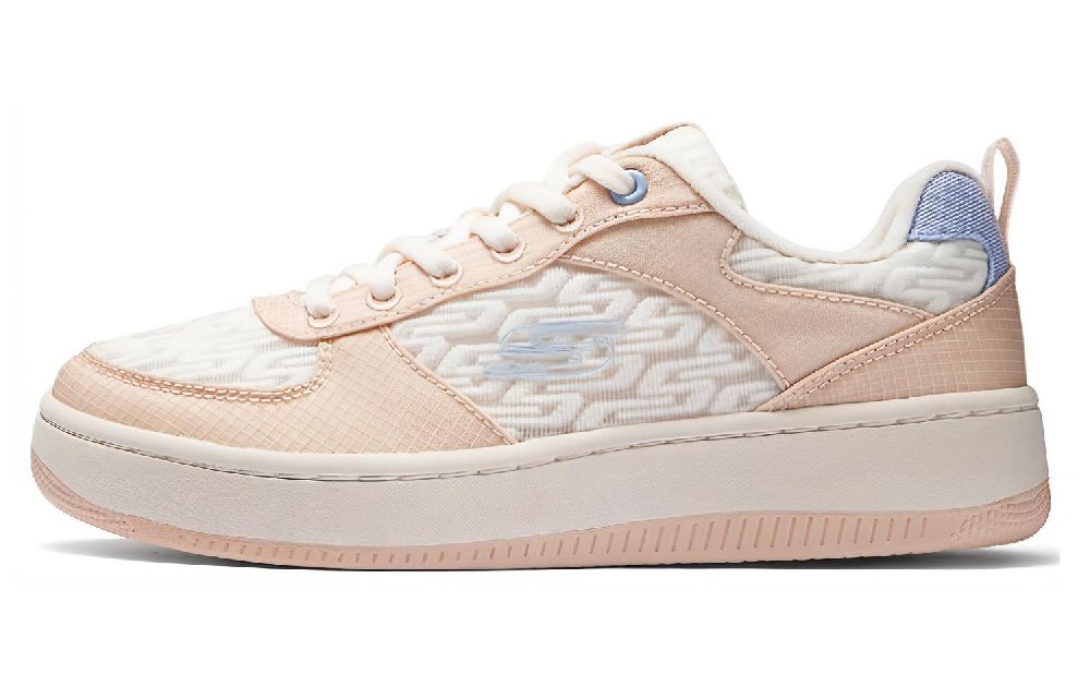 Skechers Cushioning Wear Resistant Low Top Skateboard Shoes Women's Pink