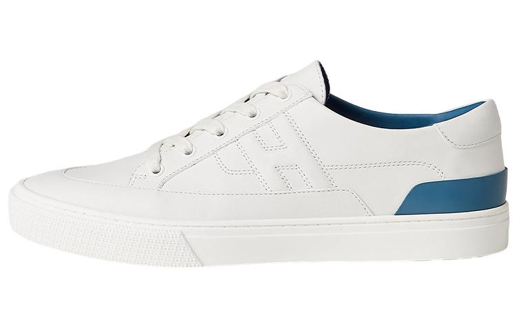 HERMES Deep Skateboard Shoes Men Low-Top White